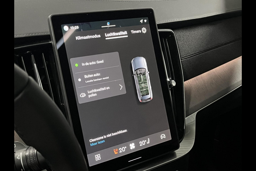Volvo XC90 2.0 T8 Plug-in hybrid AWD Ultra Dark Luchtvering | Massage | Bowers & Wilkins | Trekhaak | Adapt. Cruise | Stoelventilatie | 22" wielen | 360 camera | Head-up