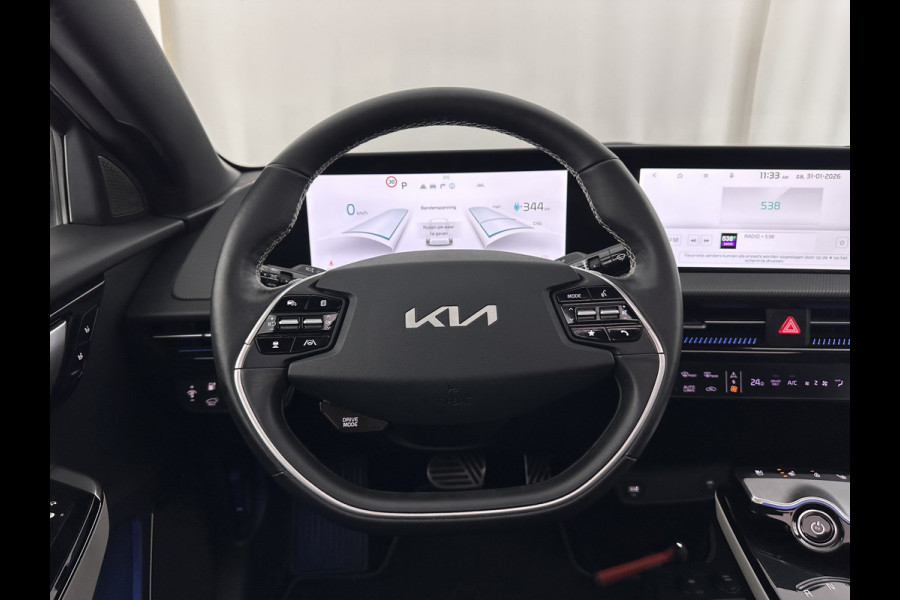Kia Ev6 GT-Line 77.4 kWh (INCL.BTW) *AUT | PANO | HEAD-UP | LEATHER-ALCANTARA | ADAPTIVE-CRUISE | DIGI-COCKPIT | MERIDIAN-AUDIO | MEMORY-PACK | FULL-LED | KEYLESS | TOP-VIEW | DAB | BLIND-SPOT | NAVI-FULLMAP | PRIVAC