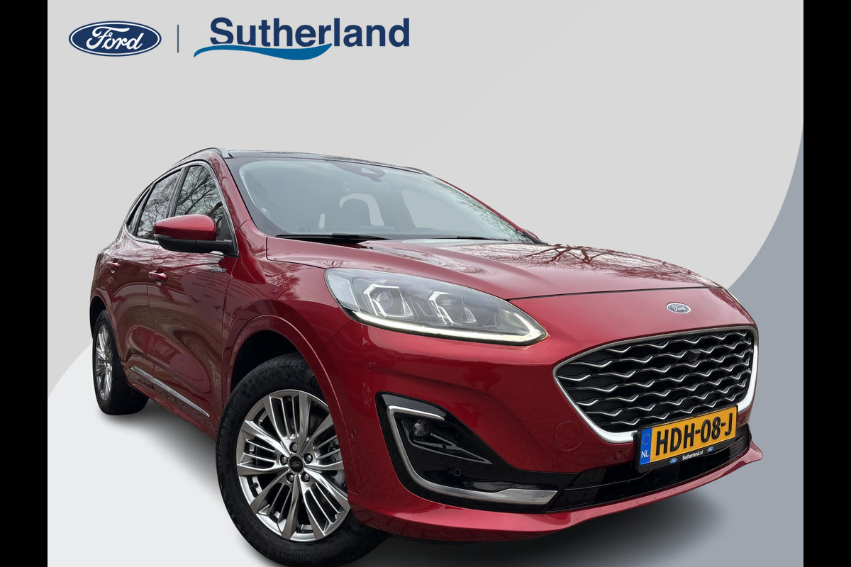 Ford Kuga 2.5 PHEV Vignale 225pk | Wegklapbare trekhaak | Panoramadak | Head-up display | Adaptieve Cruise | Winterpack | Elek Achterklep
