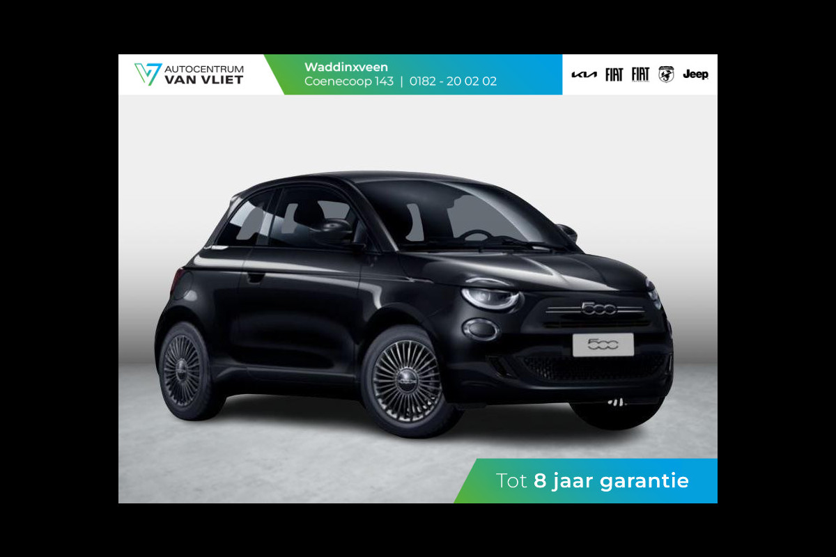 Fiat 500 Hybrid Torino Launch Edition | Nu beschikbaar voor proefritten | New | Clima | Carplay | PDC | Priv Glass | Onyx Black