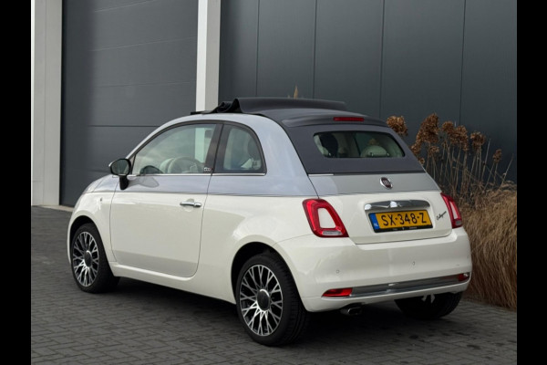 Fiat 500C 0.9 TA T Collezi. CABRIO ORG NL LAGE KMSTAND NAVI LEDER LED
