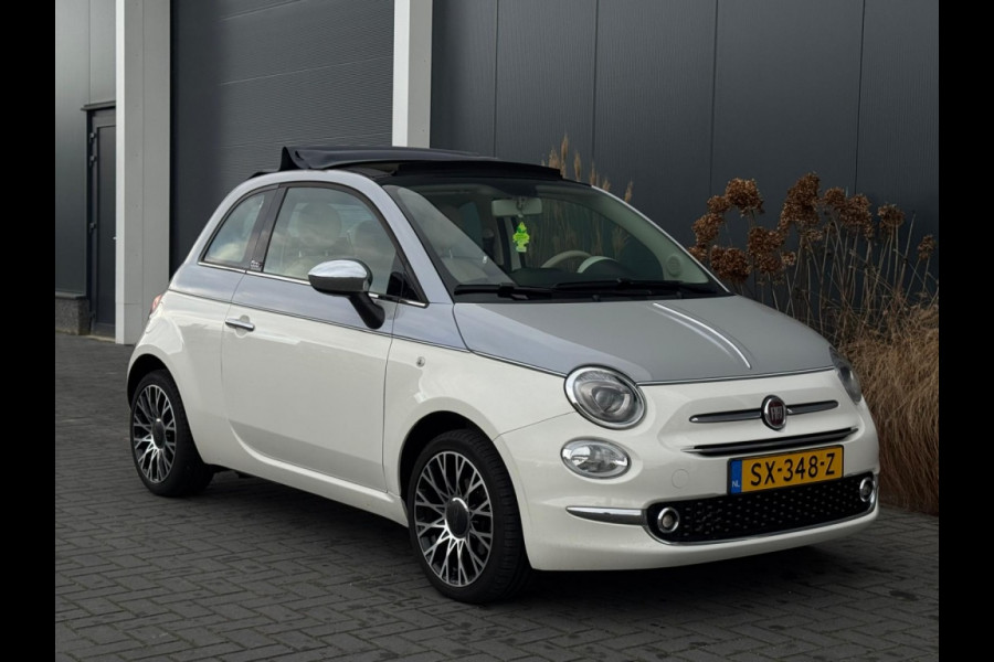 Fiat 500C 0.9 TA T Collezi. CABRIO ORG NL LAGE KMSTAND NAVI LEDER LED