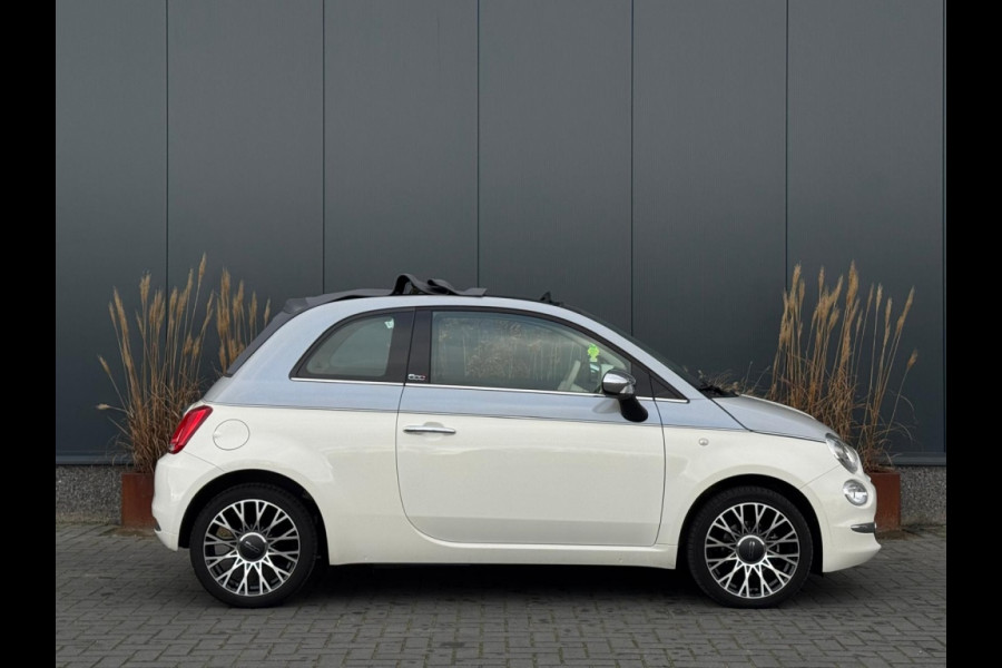 Fiat 500C 0.9 TA T Collezi. CABRIO ORG NL LAGE KMSTAND NAVI LEDER LED