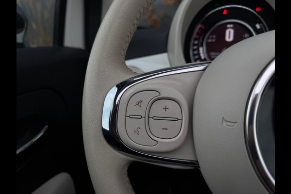 Fiat 500C 0.9 TA T Collezi. CABRIO ORG NL LAGE KMSTAND NAVI LEDER LED