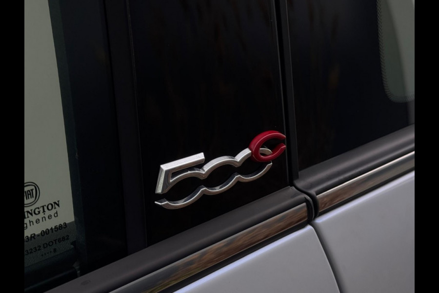 Fiat 500C 0.9 TA T Collezi. CABRIO ORG NL LAGE KMSTAND NAVI LEDER LED