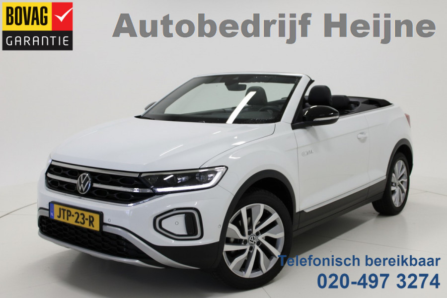 Volkswagen T-Roc Cabrio 1.5 TSI 150PK DSG STYLE VIRTUAL/NAVI/CARPLAY FABRIEKS GARANTIE