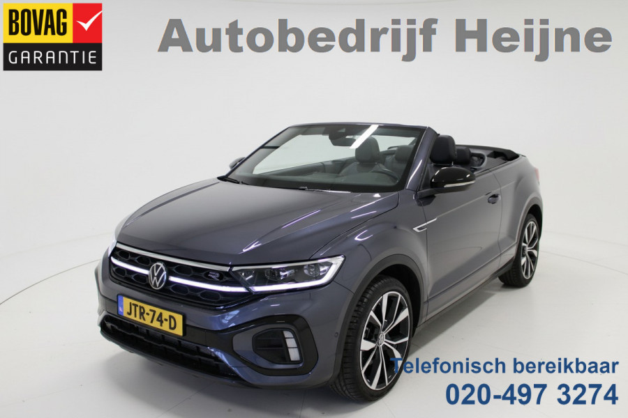 Volkswagen T-Roc Cabrio 1.5 TSI 150PK DSG R-LINE SPORT LEDER/MATRIX-LED/NAVI/CARPLAY/FABRIEKS GARANTIE****