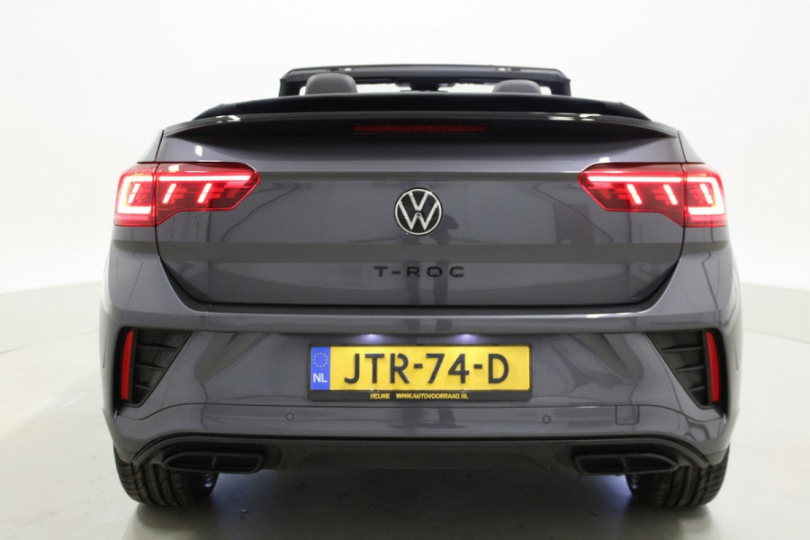 Volkswagen T-Roc Cabrio 1.5 TSI 150PK DSG R-LINE SPORT LEDER/MATRIX-LED/NAVI/CARPLAY/FABRIEKS GARANTIE****