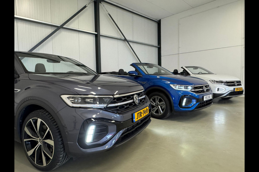 Volkswagen T-Roc Cabrio 1.5 TSI 150PK DSG R-LINE SPORT LEDER/MATRIX-LED/NAVI/CARPLAY/FABRIEKS GARANTIE****