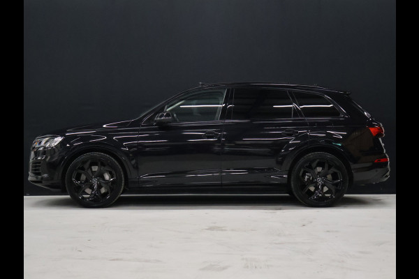 Audi Q7 55 TFSI e quattro Sport S [SCHUIFKANTELDAK, ADAPTIVE CRUISE, 360 CAMERA, TREKHAAK INKLAPBAAR, MEMORY SEATS, LUCHTVERING, STOELMASSAGE, APPLE CARPLAY, ANDROID, STUURVERWARMING, STOELVENTILATIE, STOELVERWARMING, VOL LED