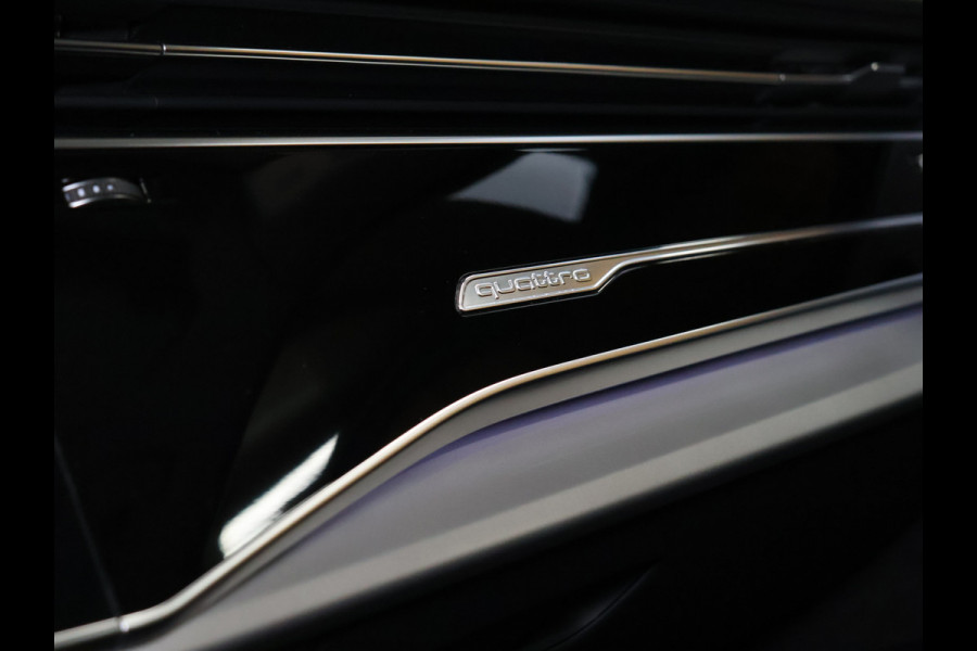 Audi Q7 55 TFSI e quattro Sport S [SCHUIFKANTELDAK, ADAPTIVE CRUISE, 360 CAMERA, TREKHAAK INKLAPBAAR, MEMORY SEATS, LUCHTVERING, STOELMASSAGE, APPLE CARPLAY, ANDROID, STUURVERWARMING, STOELVENTILATIE, STOELVERWARMING, VOL LED