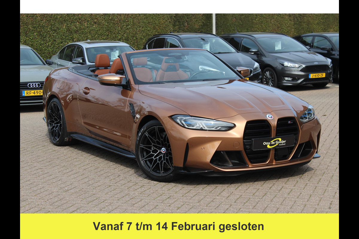 BMW 4 Serie Cabrio M4 xDrive Competition / Camera / Head-up / Carbon / Nekverwarming / H&K / Keyless / Stuurverwarming / ACC / DAB / Dodehoek / Windscherm