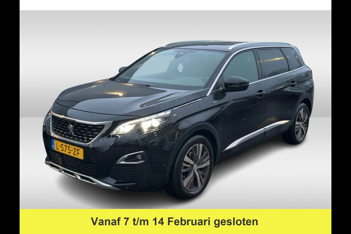 Peugeot 5008 1.6 e-THP GT-Line 7p. / Camera / Half leder / 18'' / Virtual Cockpit / Dodehoek / LED Koplampen / Navigatie / Stoelverwarming / DAB / Cruise Control