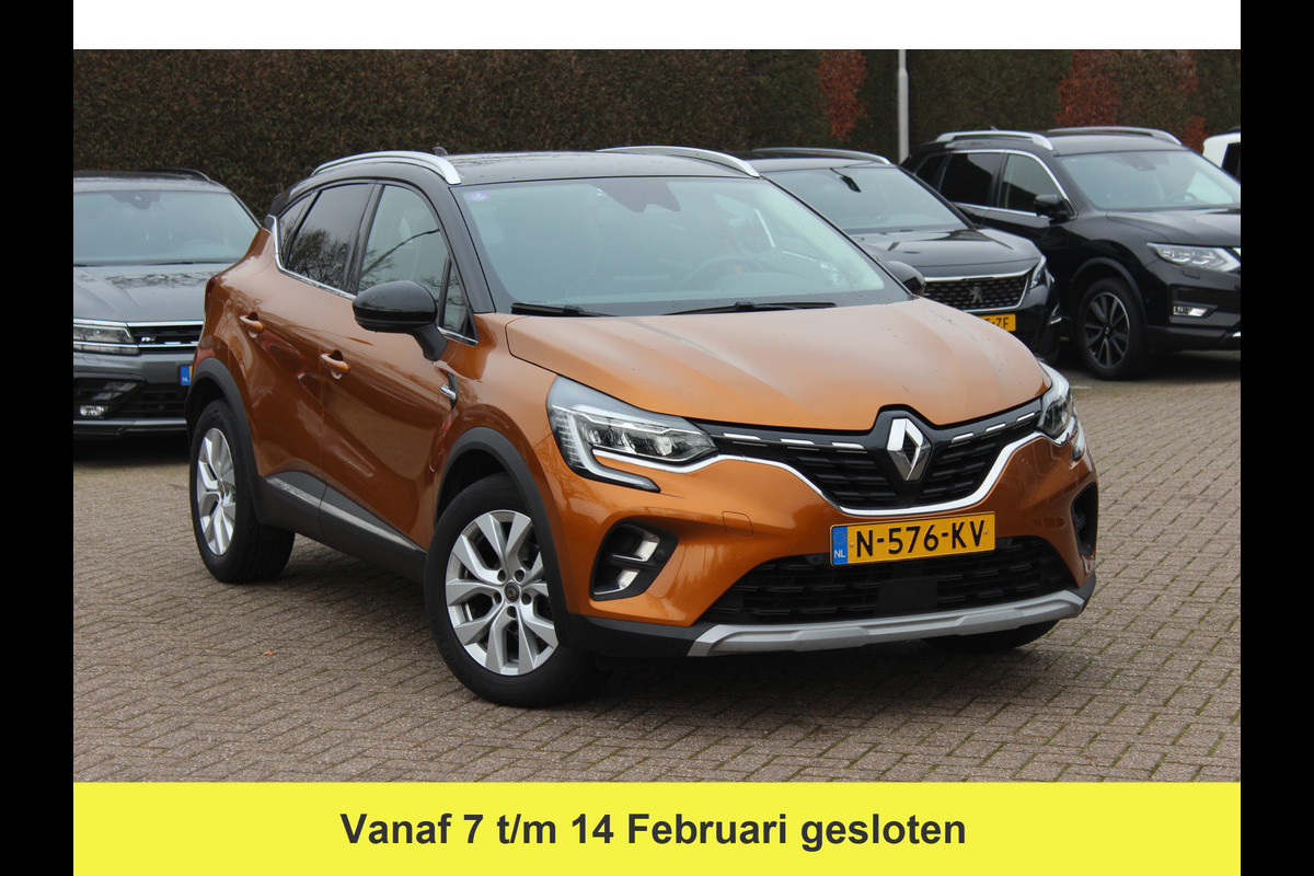 Renault Captur 1.3 TCe 130 Intens Automaat / Trekhaak / Camera / Navigatie / 17'' / Keyless / DAB / Stoelverwarming / Cruise Control