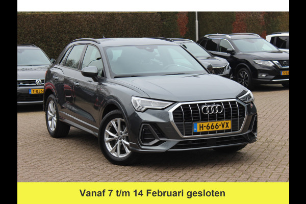 Audi Q3 35 TFSI Pro Line 3x S-Line / Navigatie / Half leder / 18'' / LED Koplampen / Parkeerhulp achter / Stoelverwarming / Cruise Control