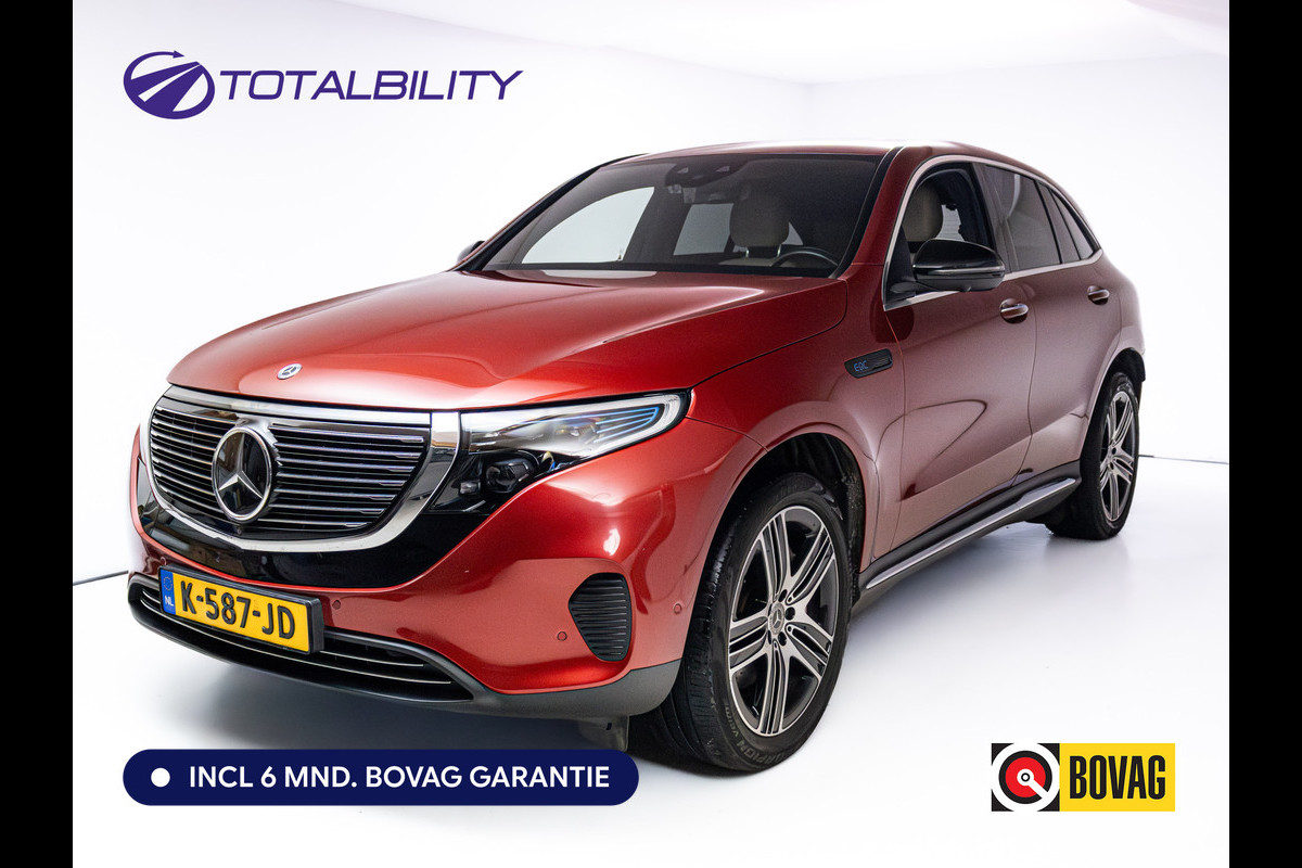 Mercedes-Benz EQC 400 4MATIC Business Solution Luxury 80 kWh | Burmester | Leer | Schuif- kanteldak | Stoelverwarming | Elec. klep, Head-up, Verkeerscamera's, Matrix Led
