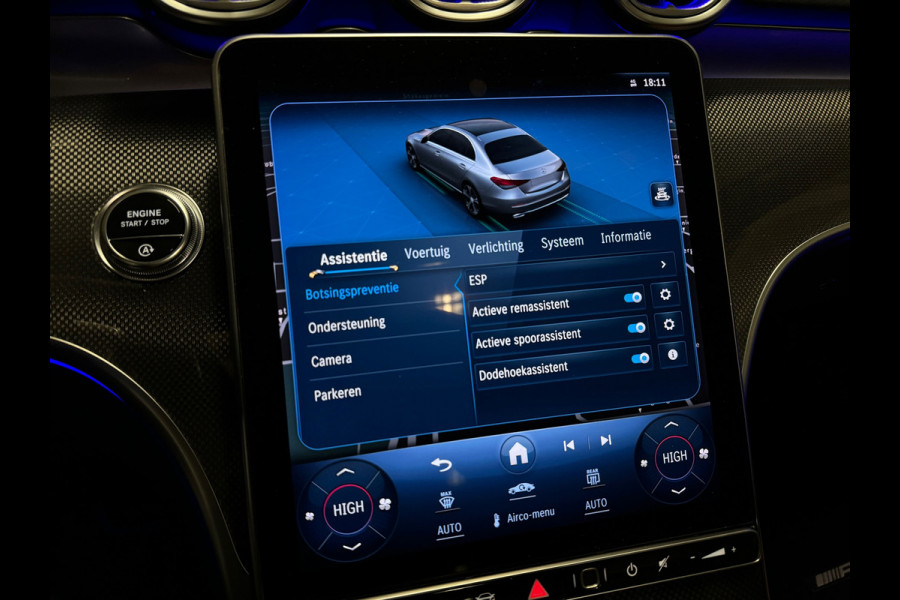 Mercedes-Benz C-Klasse 200 AMG Pano|Keyless|Memory|Burmester