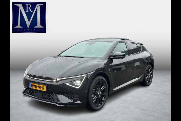 Kia Ev6 GT-Line AWD 84 kWh Facelift / Nieuw Model | Warmtepomp | Meridian Audio | Elektrisch Panoramadak | Afneembare Trekhaak | 360° Camera | Elektrische Stoelen met Geheugen | Stoel- & Stuurverwarming | Head-Up Display | Kia Garantie tot 2035 | Origineel NL-Auto | 1e Eigenaar / 7000KM!