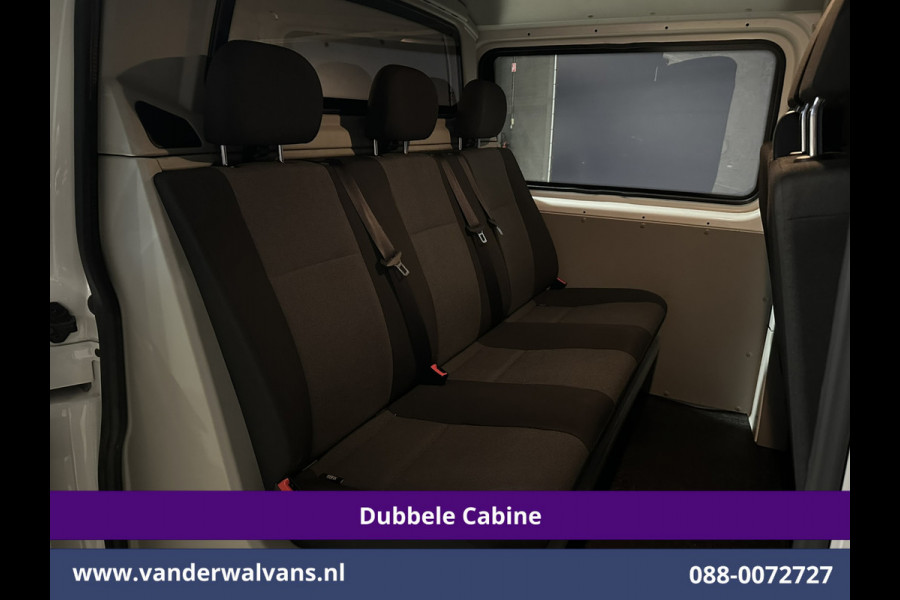 Volkswagen Transporter 2.0 TDI 150pk L2H1 Dubbele cabine Euro6 Airco | 6-Zits | 2500kg Trekhaak | Navigatie | Cruisecontrol | Apple Carplay, Android Auto, Parkeersensoren