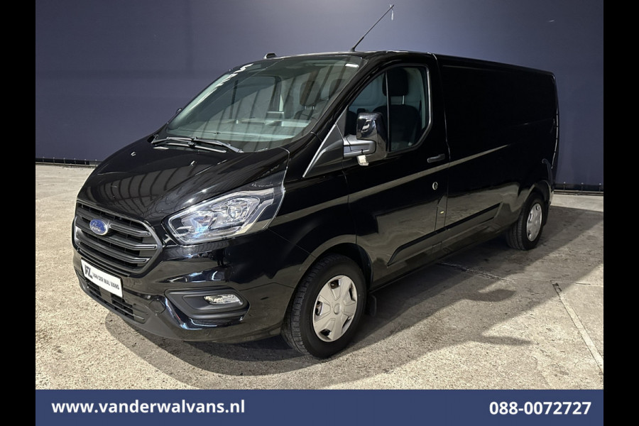 Ford Transit Custom 2.0 TDCI 131pk L2H1 Euro6 Airco | Navigatie | LED | Cruisecontrol | 2800kg Trekhaak Parkeersensoren, Bijrijdersbank