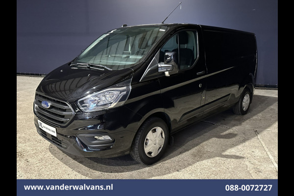 Ford Transit Custom 2.0 TDCI 131pk L2H1 Euro6 Airco | Navigatie | LED | Cruisecontrol | 2800kg Trekhaak Parkeersensoren, Bijrijdersbank