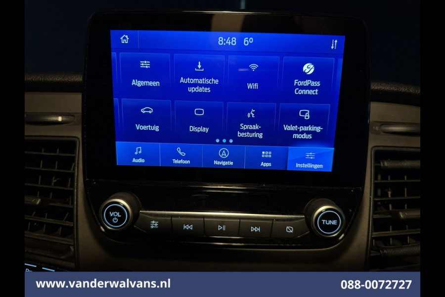 Ford Transit Custom 2.0 TDCI 131pk L2H1 Euro6 Airco | Navigatie | LED | Cruisecontrol | 2800kg Trekhaak Parkeersensoren, Bijrijdersbank