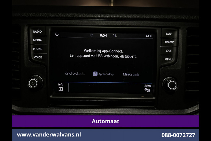 Volkswagen Crafter 2.0 TDI 140pk Automaat L3H3 L2H2 Euro6 Airco | Navigatie | Camera | Apple Carplay | Chauffeursstoel Android Auto, Leder, Parkeersensoren, Bijrijdersbank