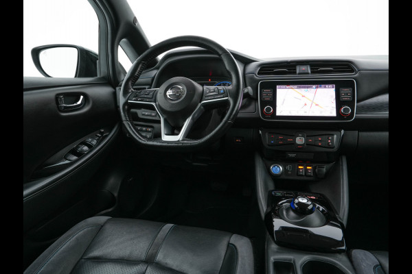 Nissan Leaf Tekna 40 kWh (SOH-83%) (INCL-BTW) *Aut.*LEATHER | FULL-LED | BOSE-AUDIO | TOPVIEW | DAB | KEYLESS | NAVI-FULLMAP | DAB | HEATED-COMFORTSEATS | PRIVACY-GLASS | ADAPTIVE-CRUISE | 17''ALU*