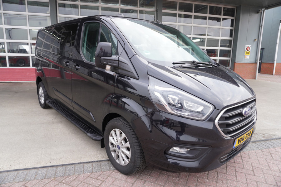 Ford Transit Custom 300 2.0 TDCI 170PK L2H1 Limited Dubbelcabine Automaat Airco | Adap.Cruise | Navi | Camera | Schuifdeur links en rechts