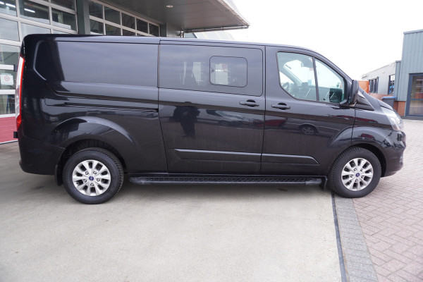 Ford Transit Custom 300 2.0 TDCI 170PK L2H1 Limited Dubbelcabine Automaat Airco | Adap.Cruise | Navi | Camera | Schuifdeur links en rechts