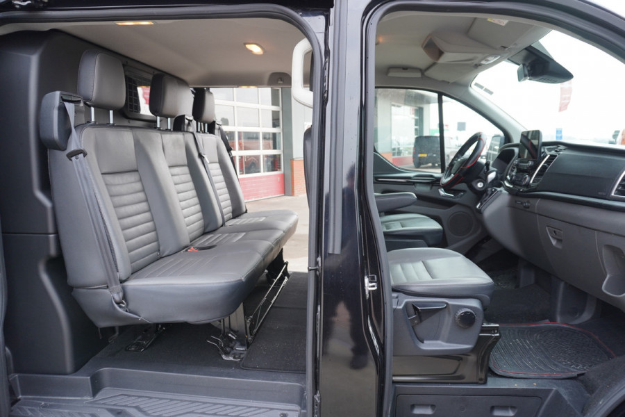 Ford Transit Custom 300 2.0 TDCI 170PK L2H1 Limited Dubbelcabine Automaat Airco | Adap.Cruise | Navi | Camera | Schuifdeur links en rechts