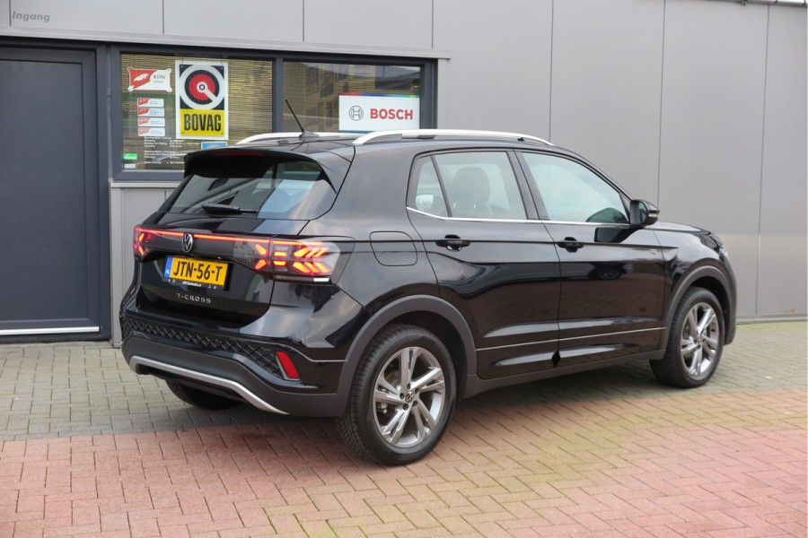 Volkswagen T-Cross 1.0 TSI 116pk DSG R-Line, Virtual cockpit, Camera , Stoelverwarming, Navigatie , Led, LMV etc. (fabrieksgarantie t/m 01-2027)
