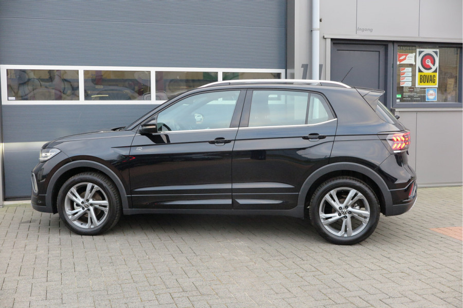 Volkswagen T-Cross 1.0 TSI 116pk DSG R-Line, Virtual cockpit, Camera , Stoelverwarming, Navigatie , Led, LMV etc. (fabrieksgarantie t/m 01-2027)