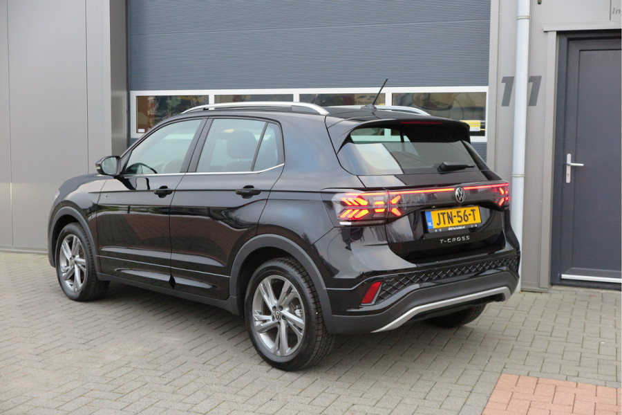 Volkswagen T-Cross 1.0 TSI 116pk DSG R-Line, Virtual cockpit, Camera , Stoelverwarming, Navigatie , Led, LMV etc. (fabrieksgarantie t/m 01-2027)