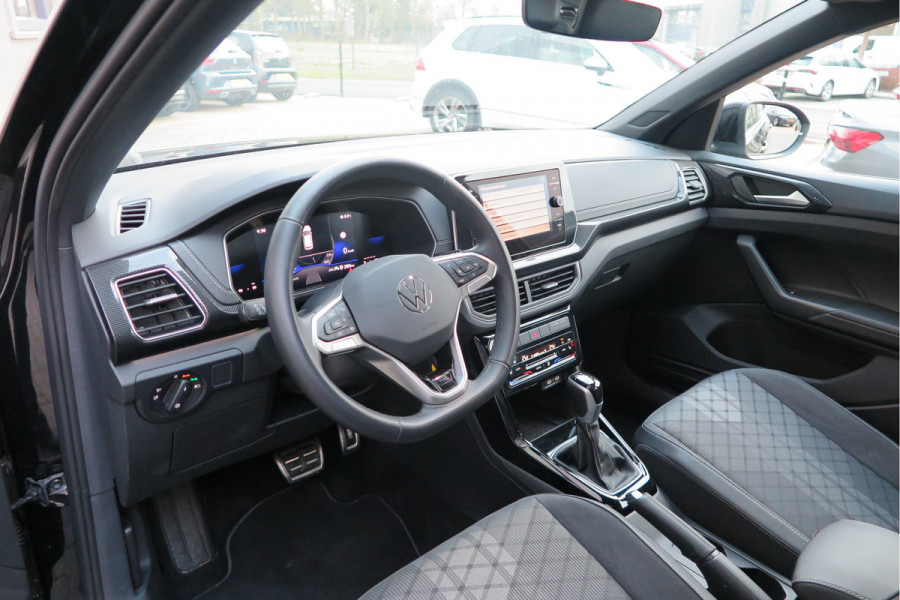 Volkswagen T-Cross 1.0 TSI 116pk DSG R-Line, Virtual cockpit, Camera , Stoelverwarming, Navigatie , Led, LMV etc. (fabrieksgarantie t/m 01-2027)