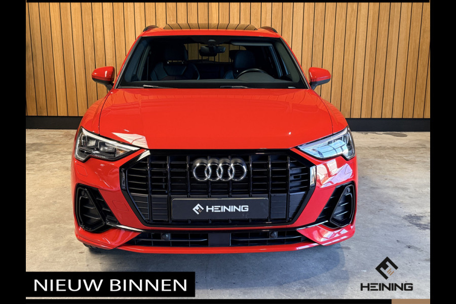 Audi Q3 45 TFSI e S edition. Pano. 2X S-Line. Apple-carplay. Blackline. 19 inch.