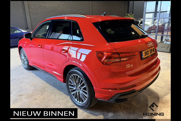 Audi Q3 45 TFSI e S edition. Pano. 2X S-Line. Apple-carplay. Blackline. 19 inch.