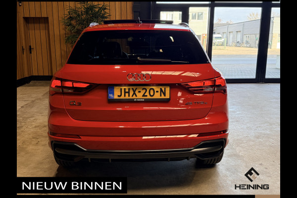 Audi Q3 45 TFSI e S edition. Pano. 2X S-Line. Apple-carplay. Blackline. 19 inch.