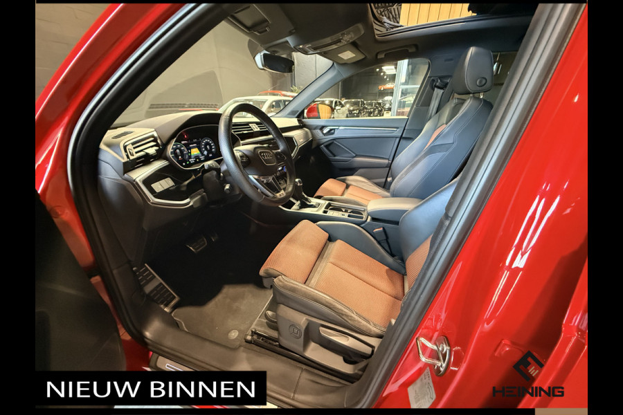 Audi Q3 45 TFSI e S edition. Pano. 2X S-Line. Apple-carplay. Blackline. 19 inch.