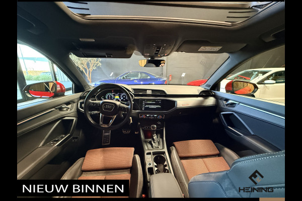 Audi Q3 45 TFSI e S edition. Pano. 2X S-Line. Apple-carplay. Blackline. 19 inch.