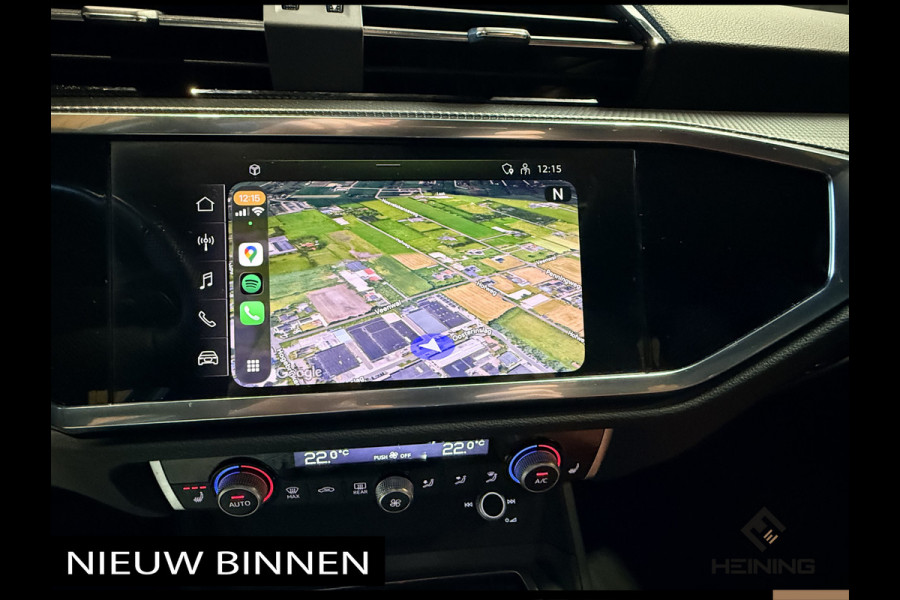 Audi Q3 45 TFSI e S edition. Pano. 2X S-Line. Apple-carplay. Blackline. 19 inch.