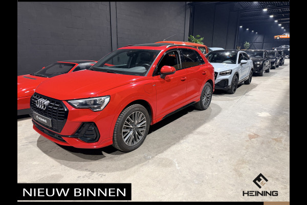 Audi Q3 45 TFSI e S edition. Pano. 2X S-Line. Apple-carplay. Blackline. 19 inch.
