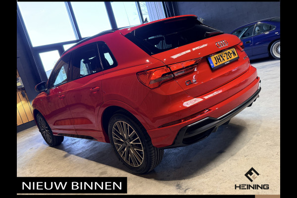 Audi Q3 45 TFSI e S edition. Pano. 2X S-Line. Apple-carplay. Blackline. 19 inch.