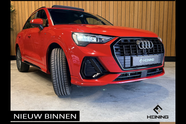 Audi Q3 45 TFSI e S edition. Pano. 2X S-Line. Apple-carplay. Blackline. 19 inch.
