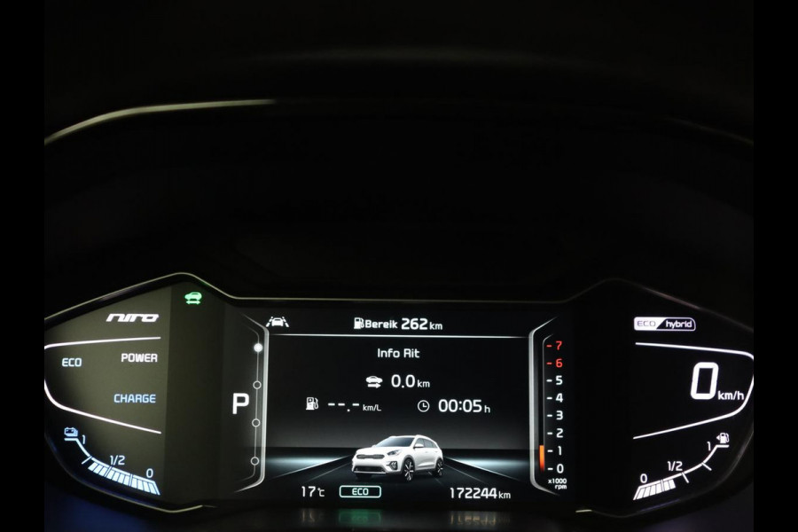 Kia Niro 1.6 GDi Hybrid ExecutiveLine | Schuifdak | Trekhaak | Adaptive cruise | Camera | Half leder | Navigatie | Carplay | Climate control