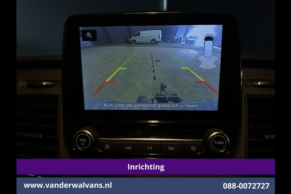 Ford Transit Custom 2.0 TDCI 130pk Inrichting L2H1 Euro6 Airco | Camera | Apple Carplay | 2800kg Trekhaak | Cruisecontrol Android Auto, Stoelverwarming, Verwarmde voorruit, Parkeersensoren, Bijrijdersbank