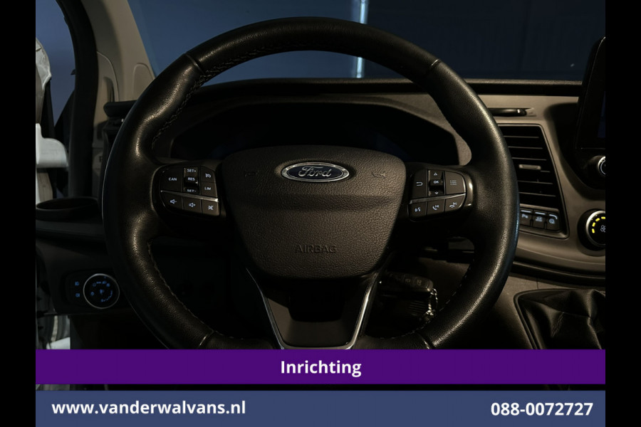 Ford Transit Custom 2.0 TDCI 130pk Inrichting L2H1 Euro6 Airco | Camera | Apple Carplay | 2800kg Trekhaak | Cruisecontrol Android Auto, Stoelverwarming, Verwarmde voorruit, Parkeersensoren, Bijrijdersbank