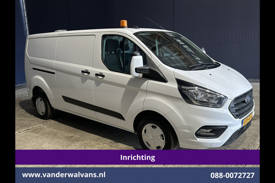 Ford Transit Custom 2.0 TDCI 130pk Inrichting L2H1 Euro6 Airco | Camera | Apple Carplay | 2800kg Trekhaak | Cruisecontrol Android Auto, Stoelverwarming, Verwarmde voorruit, Parkeersensoren, Bijrijdersbank