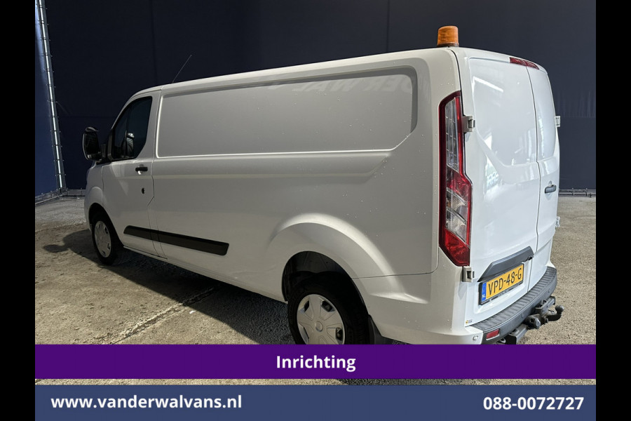 Ford Transit Custom 2.0 TDCI 130pk Inrichting L2H1 Euro6 Airco | Camera | Apple Carplay | 2800kg Trekhaak | Cruisecontrol Android Auto, Stoelverwarming, Verwarmde voorruit, Parkeersensoren, Bijrijdersbank