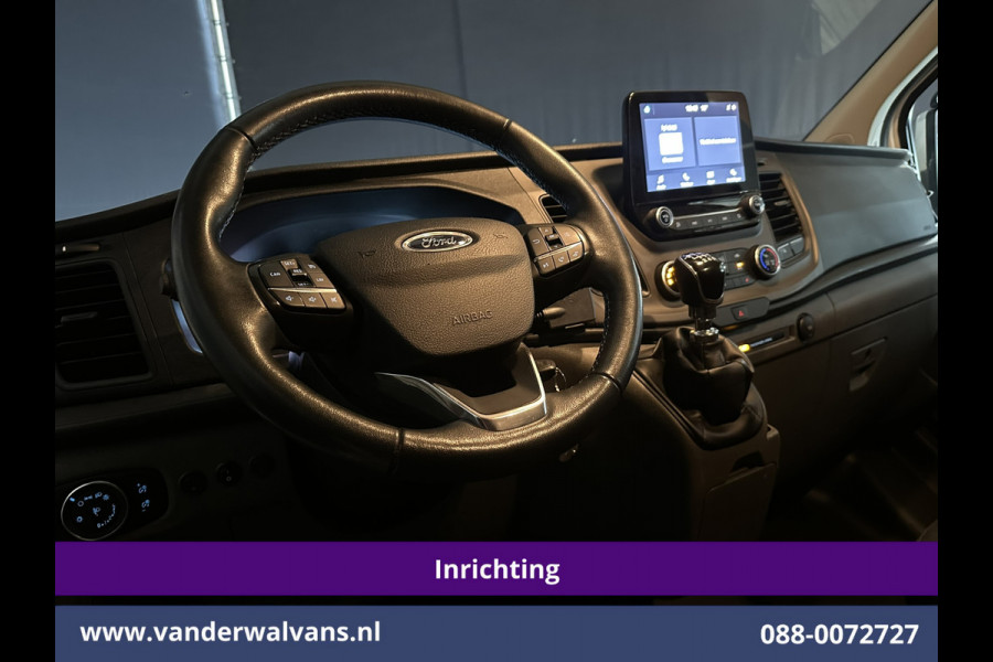 Ford Transit Custom 2.0 TDCI 130pk Inrichting L2H1 Euro6 Airco | Camera | Apple Carplay | 2800kg Trekhaak | Cruisecontrol Android Auto, Stoelverwarming, Verwarmde voorruit, Parkeersensoren, Bijrijdersbank